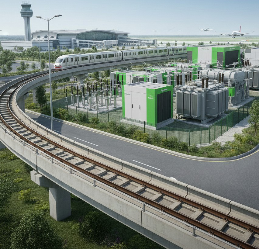 Metro rail, railways & traffic management